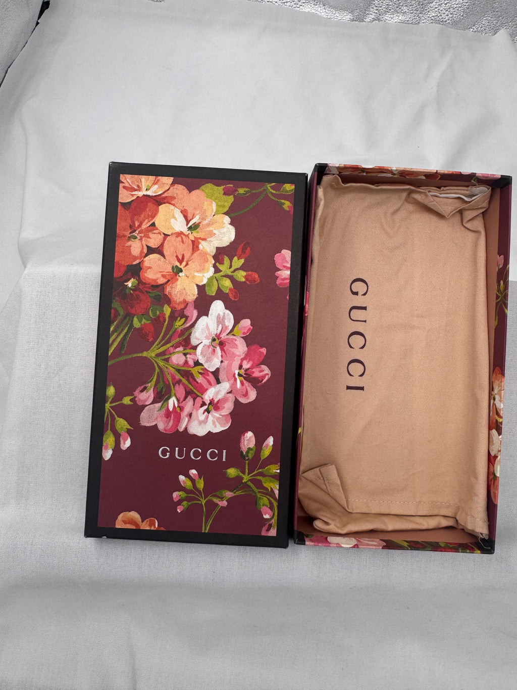 Gucci GG Blooms Zip Around Wallet
