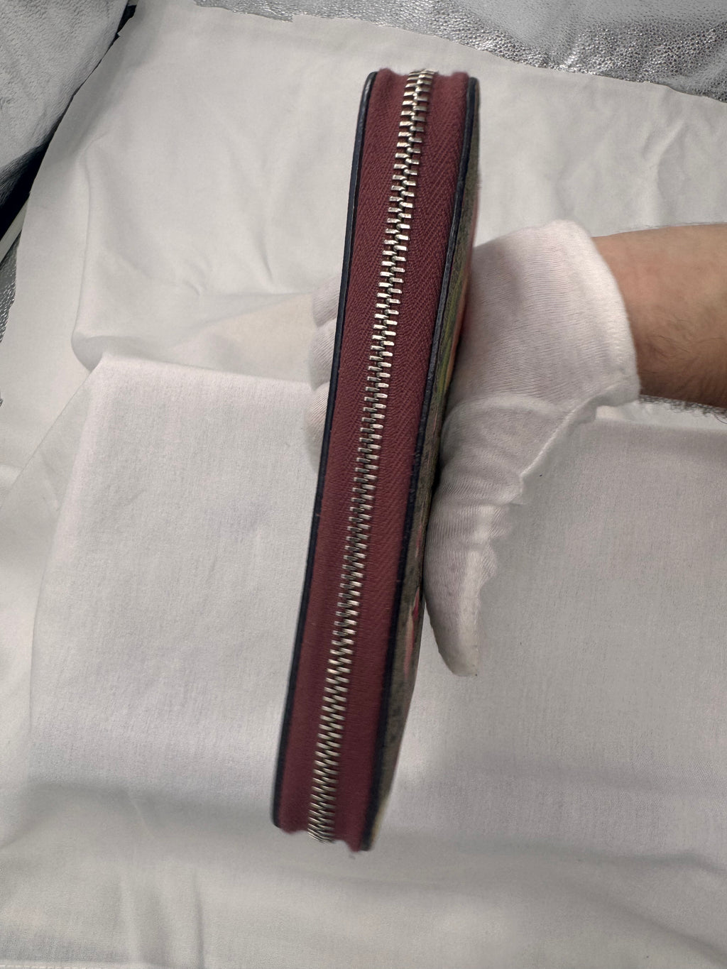 Gucci GG Blooms Zip Around Wallet